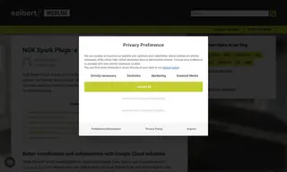 Preview of the NGK Spark Plugs Case Study