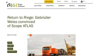 Preview of the Gebrüder Weiss Case Study