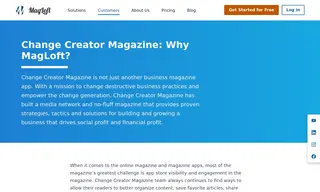 Preview of the Change Creator Magazine Case Study