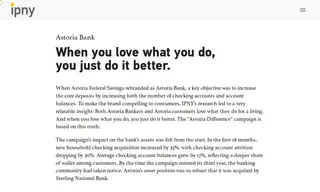 Preview of the Astoria Bank Case Study