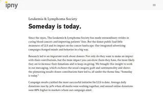 Preview of the Leukemia & Lymphoma Society Case Study
