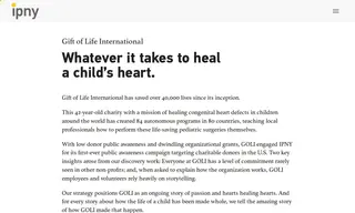 Preview of the Gift of Life International Case Study