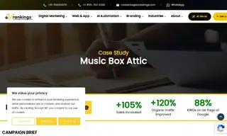 Preview of the Music Box Attic Case Study
