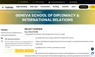 Preview of the Geneva School of Diplomacy and International Relations Case Study