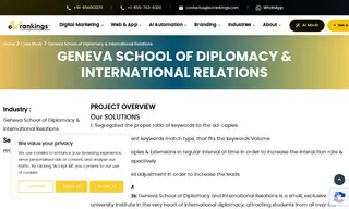 Preview of the Geneva School of Diplomacy & International Relations Case Study