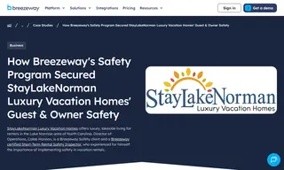 Preview of the StayLakeNorman Luxury Vacation Homes Case Study