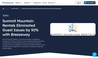 Preview of the Summit Mountain Rentals Case Study