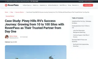 Preview of the Piney Hills RV Case Study