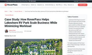 Preview of the Lakeshore RV Park Case Study