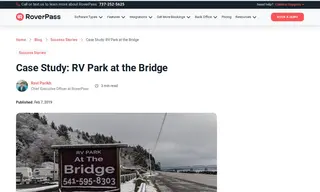 Preview of the RV Park at the Bridge Case Study