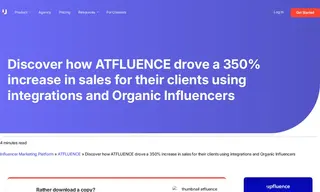 Preview of the Atfluence Case Study
