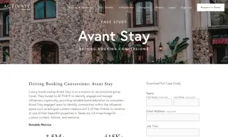 Preview of the Avant Stay Case Study