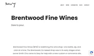 Preview of the Brentwood Fine Wines Case Study