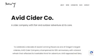 Preview of the Avid Cider Co Case Study