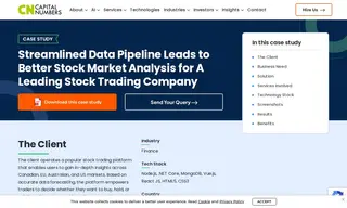 Preview of the Leading Stock Trading Company Case Study