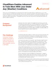 Preview of the Advanced Case Study