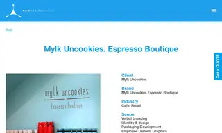 Preview of the Mylk Uncookies Case Study