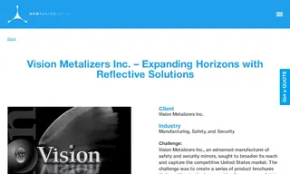 Preview of the Vision Metalizers Inc Case Study