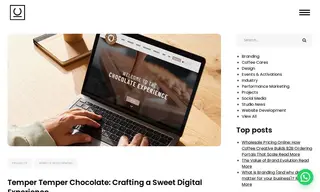 Preview of the Temper Temper Chocolate Case Study