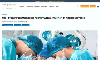 Preview of the Life Science Global Logistics Company Case Study