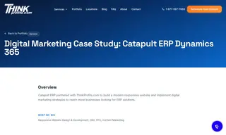 Preview of the Catapult ERP Dynamics 365 Case Study