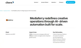 Preview of the Mediaferry by EKCS Case Study