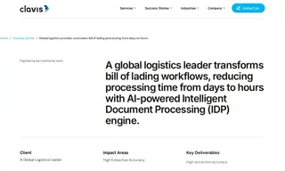 Preview of the Global Logistics Leader Case Study
