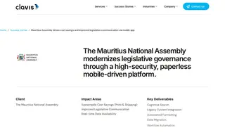 Preview of the Mauritius National Assembly Case Study