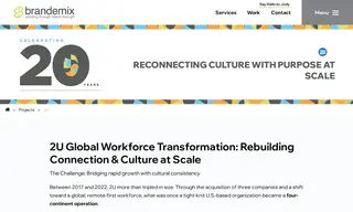 Preview of the 2U Case Study