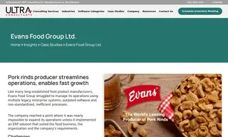 Preview of the Evans Food Group Case Study