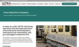 Preview of the Knox Machine Company Case Study