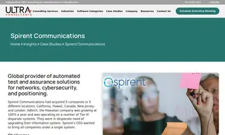 Preview of the Spirent Communications Case Study
