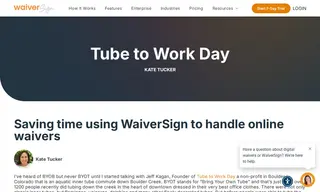 Preview of the Tube to Work Day Case Study