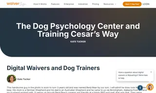 Preview of the Cesar Millan’s Dog Psychology Center Case Study