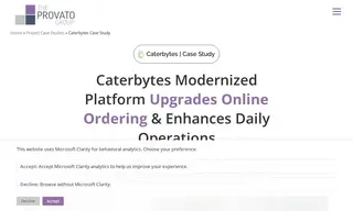 Preview of the Caterbytes Case Study