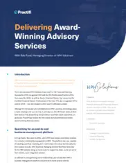 Preview of the HPH Solutions Case Study