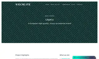 Preview of the Legacy Case Study