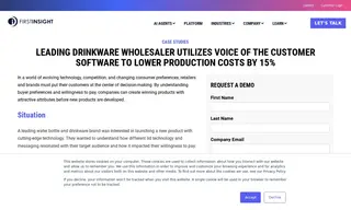 Preview of the Leading Drinkware Wholesaler Case Study