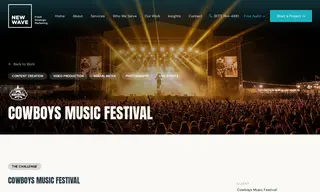 Preview of the Cowboys Music Festival Case Study