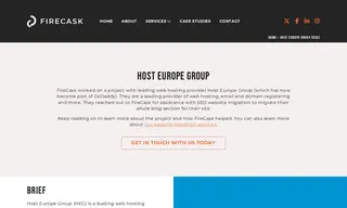 Preview of the Host Europe Group (heg) Case Study