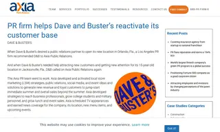 Preview of the Dave & Buster’s Case Study