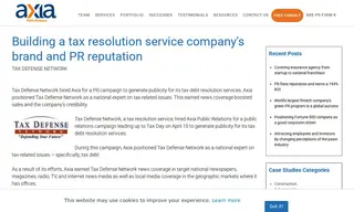 Preview of the Tax Defense Network Case Study
