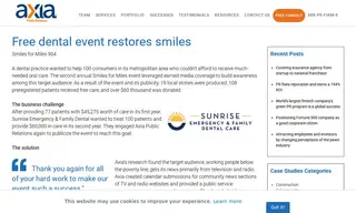 Preview of the Sunrise Emergency & Family Dental Care Case Study