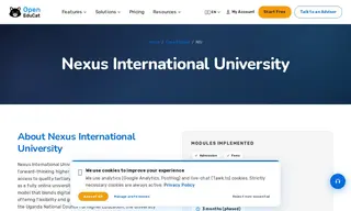 Preview of the Nexus International University Case Study