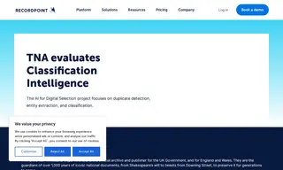 Preview of the The National Archives (tna) Case Study