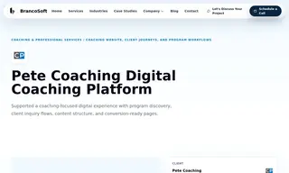 Preview of the Pete Coaching Case Study