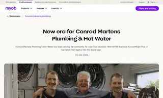 Preview of the Conrad Martens Plumbing & Hot Water Case Study