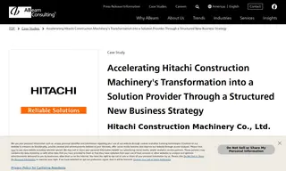 Preview of the Hitachi Construction Machinery Co., Ltd Case Study