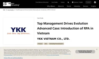 Preview of the YKK Vietnam Co., Ltd Case Study