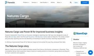 Preview of the Natures Cargo Case Study